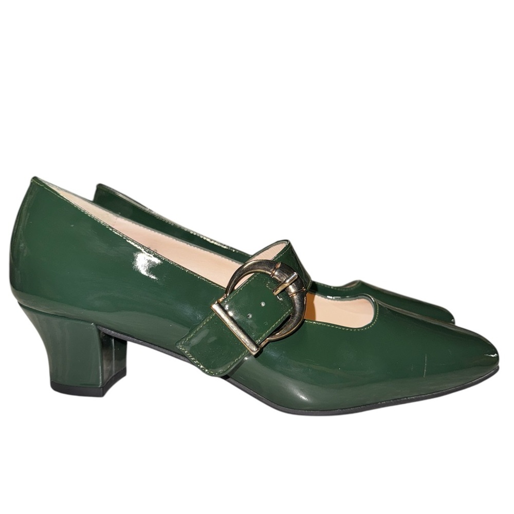 The Lola - Racing Green Patent Leather - Picture 7 of 9